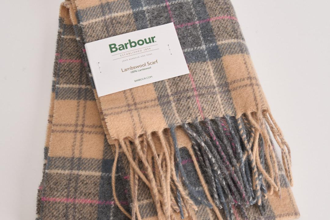 Sciarpa di lana in tartan USC0001 TN31 BARBOUR 