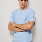 T-shirt uomo girocollo celeste 710964511 004 RALPH LAUREN 