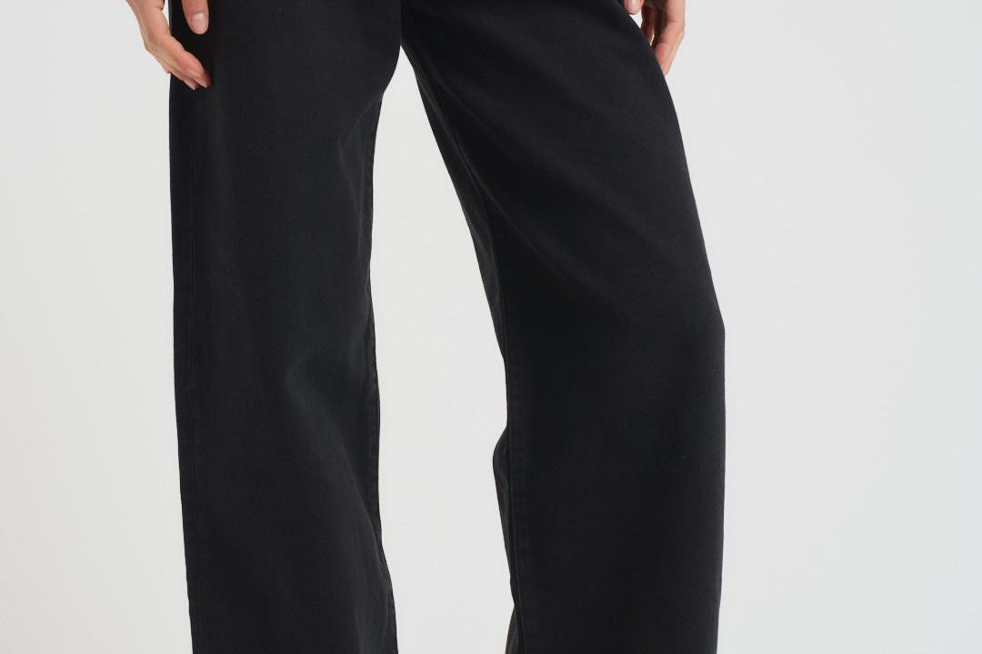 Jeans Poppy donna in denim nero POPPY GREY ICON DENIM 