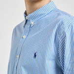 Camicia uomo a righe celeste 710929344 001 RALPH LAUREN 