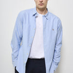 Camicia uomo Oxford celeste 710549084 007 RALPH LAUREN 