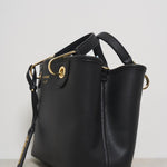 Borsa a mano donna in pelle nera EW000361 AF12103MC032 EMPORIO ARMANI 