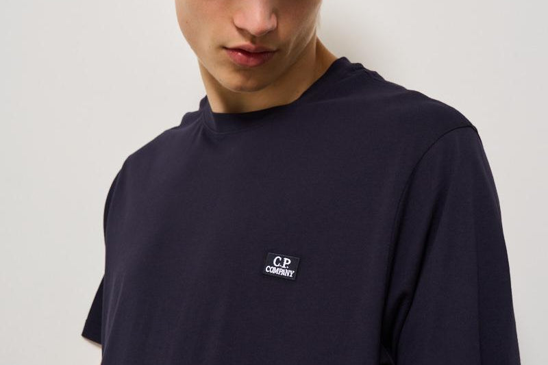 T-shirt uomo girocollo blu TS031A 888 CP COMPANY 