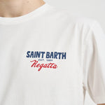T-shirt uomo girocollo bianca Regatta SAILBOAT 10 MC2 SAINT BARTH 