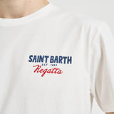 T-shirt uomo girocollo bianca Regatta SAILBOAT 10 MC2 SAINT BARTH 