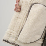 Giubbotto donna in ecomontone grigio vintage LOUISA 66325-9073GREY STAND STUDIO 