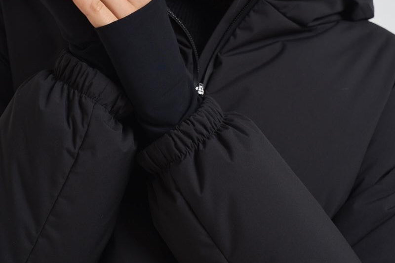 Piumino donna Laminar corto nero PI002045D 9300 HERNO 