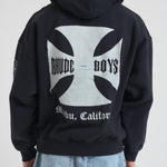Felpa uomo Boys con cappuccio nera HO06012 VINTAGEBLACK0027 RHUDE 