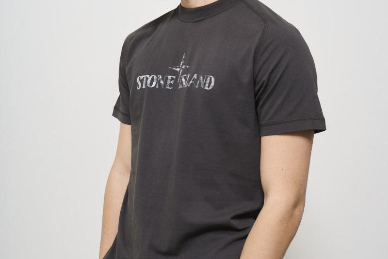 T-shirt uomo girocollo grigio 2100020 S0081V0065 STONE ISLAND 