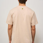 T-shirt uomo girocollo beige ATH084 092 BARROW 