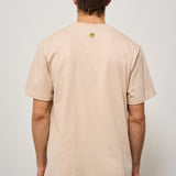 T-shirt uomo girocollo beige ATH084 092 BARROW 