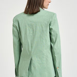 Giacca donna monopetto verde menta 106597 A34I FREDAT80 PINKO 
