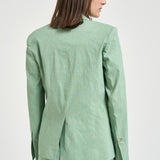 Giacca donna monopetto verde menta 106597 A34I FREDAT80 PINKO 