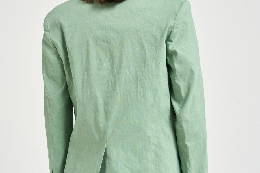 Giacca donna monopetto verde menta 106597 A34I FREDAT80 PINKO 