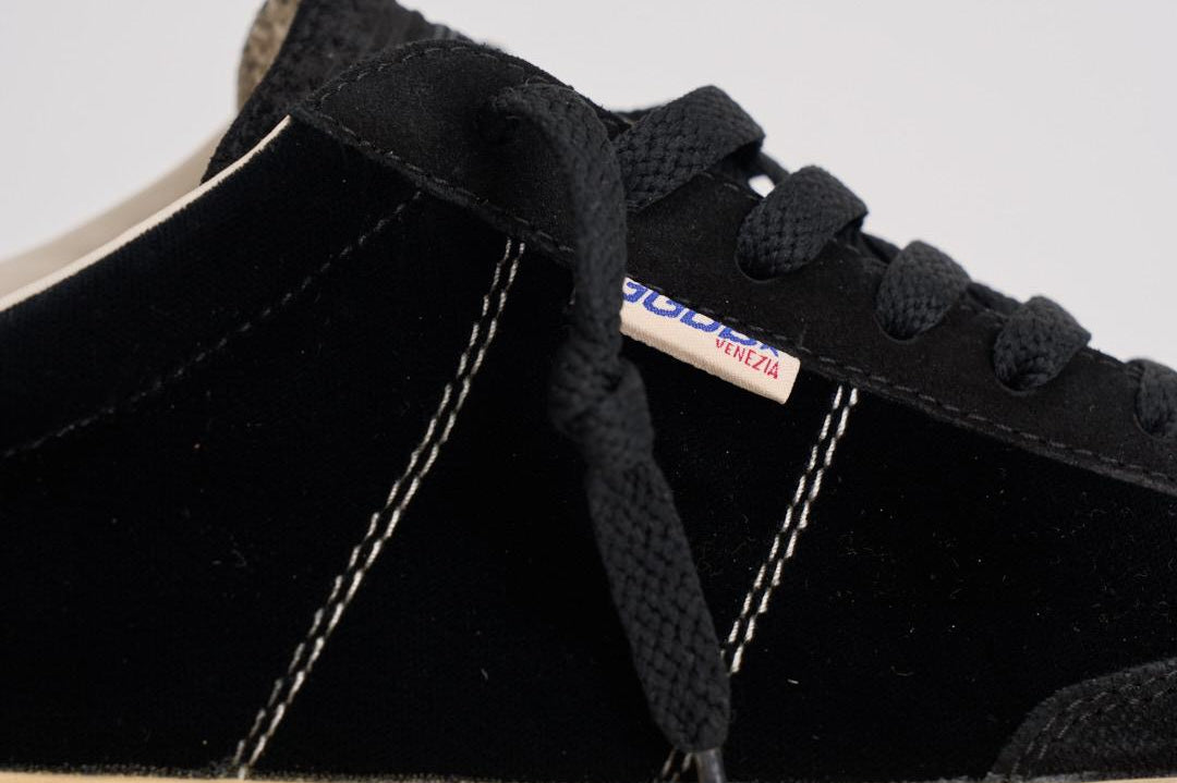 Sneakers uomo Soul-Star in velluto nere GMF00464 F00505590415 GOLDEN GOOSE 