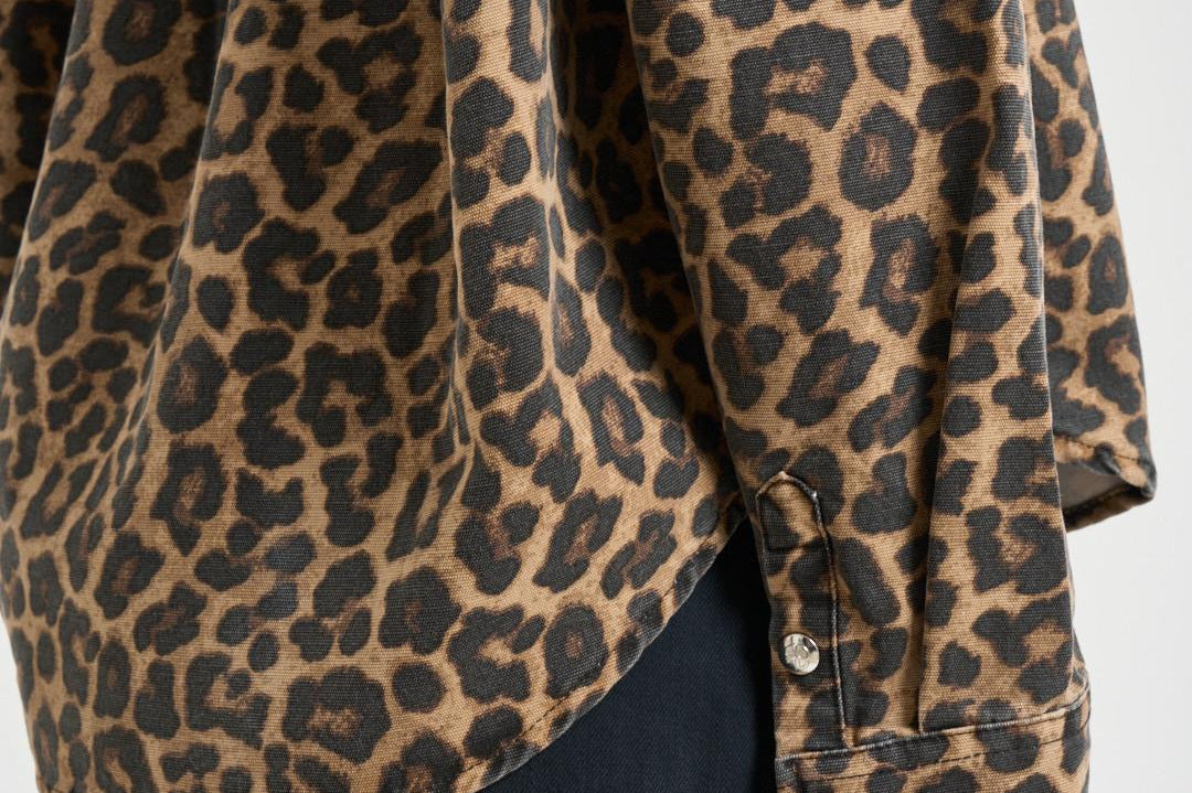 Giacca donna Paxton animalier 12096 MTL59BLACKLEOPARD ANINE BING 