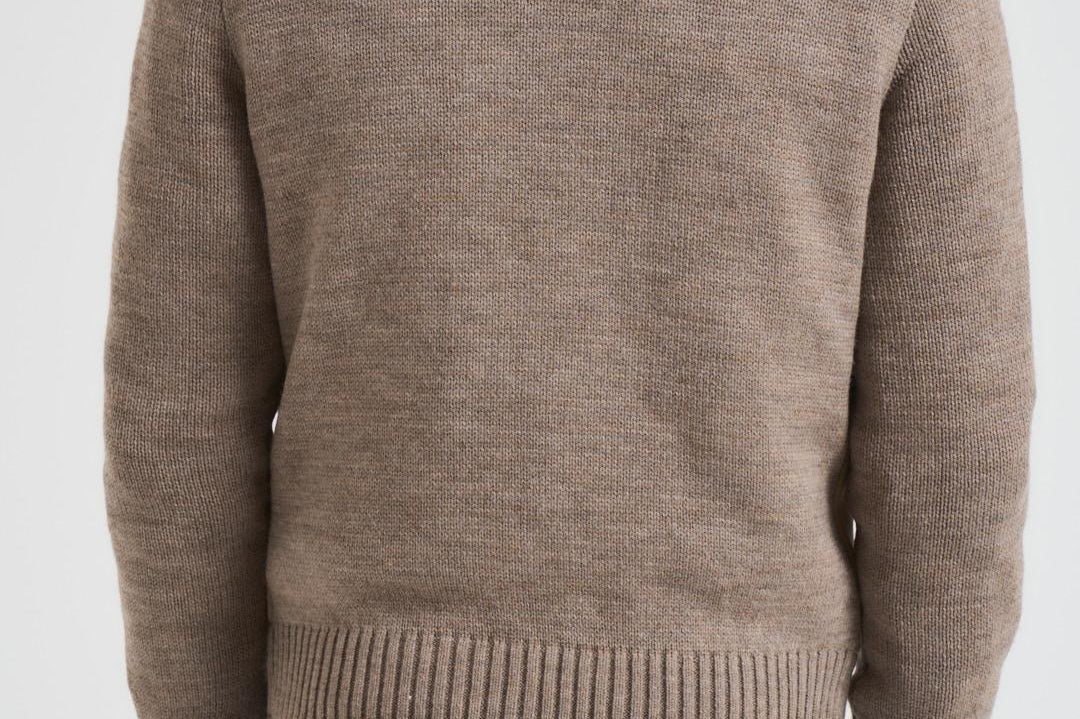 Giubbotto uomo in camoscio e tessuto beige FRANCIS KNIT 505 THE JACK LEATHERS 