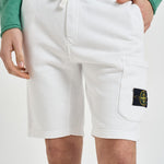 Bermuda uomo in tuta bianco 6200011 S0051V0001 STONE ISLAND 