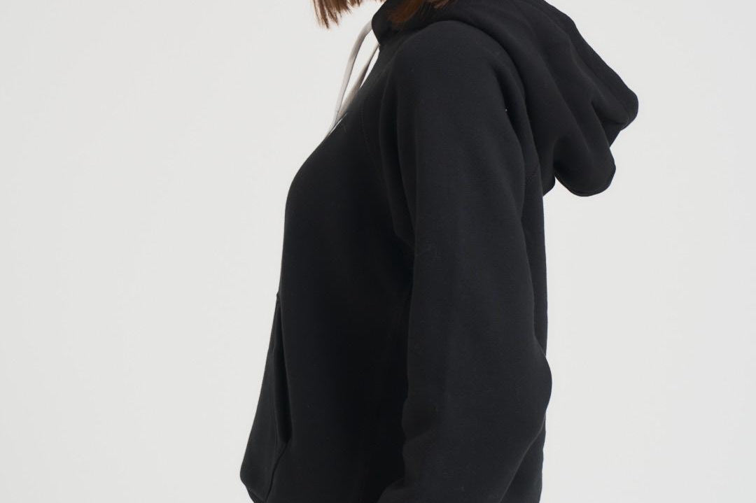 Felpa donna con cappuccio nera 211943007 003 RALPH LAUREN 