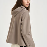 Giacca donna corta impermeabile tortora GI311D 134552600 HERNO 