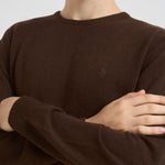 Maglia uomo girocollo marrone 710974148 011 RALPH LAUREN 