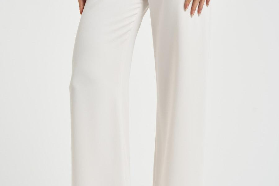 Pantalone donna Cady wide leg bianco D231087 PANTY26002 P.a.r.o.s.h. 