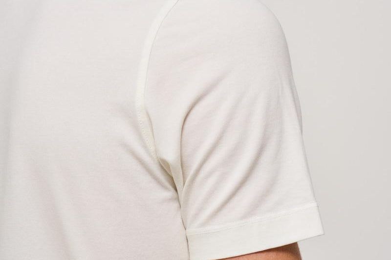 T-shirt uomo girocollo bianca AU1330C 1003 ALPHA STUDIO 