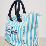 Borsa donna Vanity a righe celeste VANITY 03755H MC2 SAINT BARTH 