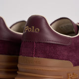 Sneakers uomo in suede e pelle bordeaux 809973707 003 RALPH LAUREN 
