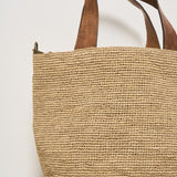 Borsa donna Mirozy in rafia beige MIROZY TEA IBELIV 