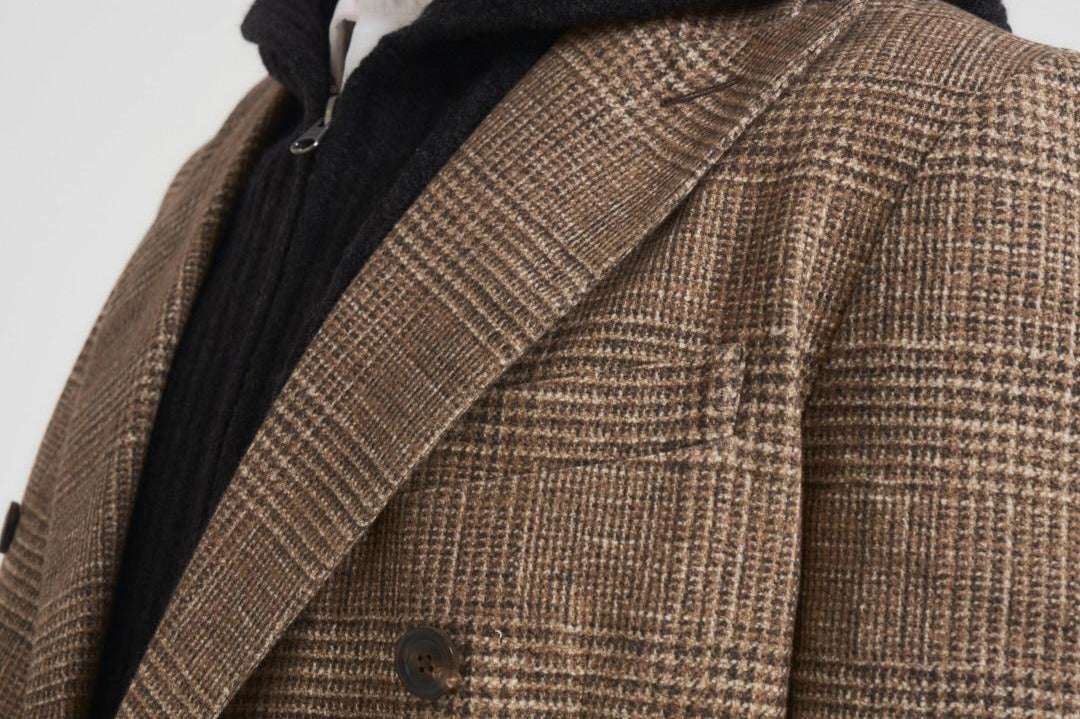 Giacca uomo doppiopetto marrone CN5027 CORTECCIA CIRCOLO 1901 
