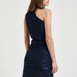 Abito donna mini Lilana con drappeggio blu RO1086FA D2K04IFADEDNIGHT ISABEL MARANT 
