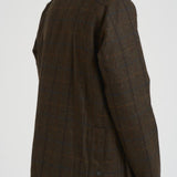 Giubbotto uomo Bedale in lana check marrone MWO0288 OL91 BARBOUR 