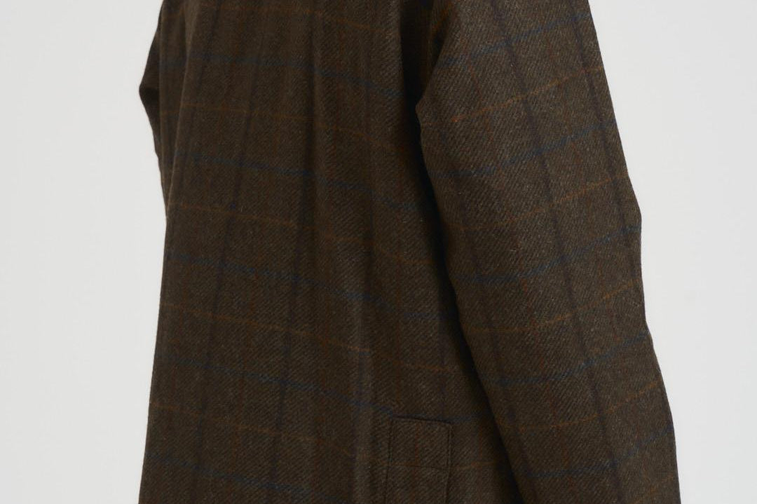 Giubbotto uomo Bedale in lana check marrone MWO0288 OL91 BARBOUR 