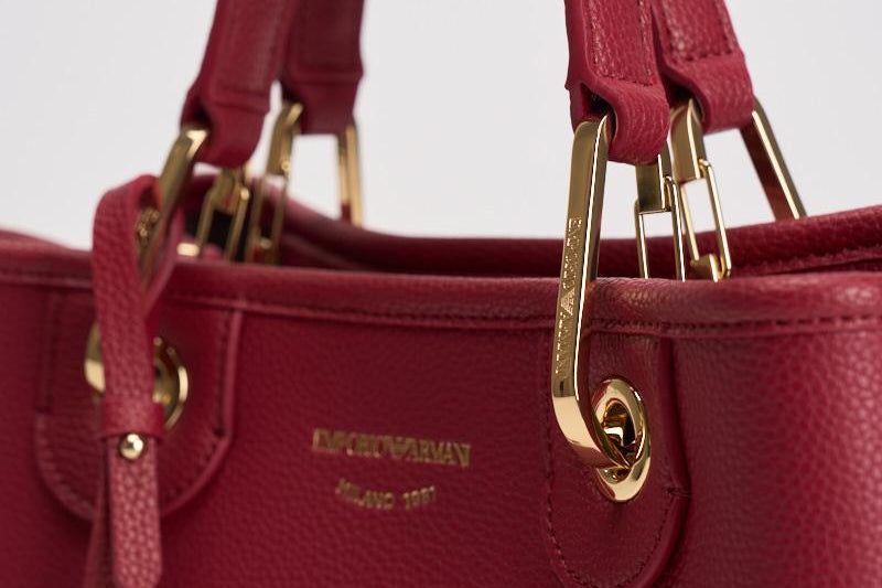 Borsa a mano donna in pelle rossa EW000361 AF12036M5068 EMPORIO ARMANI 