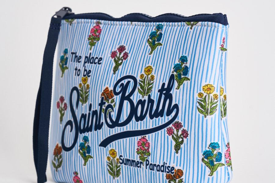 Pochette donna Aline a fantasia floreale ALINE 01003 MC2 SAINT BARTH 