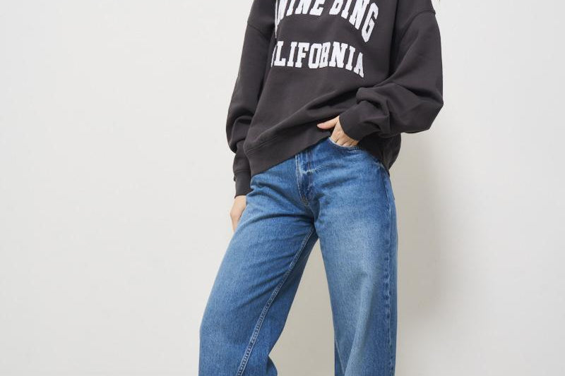 Felpa donna Miles marrone 10025 009 ANINE BING 