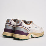 Sneakers uomo Hyperway Low in suede panna e bordeaux HYLM CI01 AUTRY 