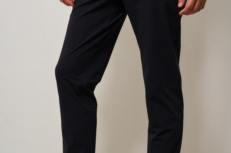 Pantalone uomo gamba dritta nero 25309 10 RRD 