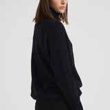 Dolcevita donna Heidi in cashmere nero 202113 BLACK LISA YANG 