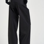 Pantalone donna ampio nero AXEL T0002BLACK THE LATEST 