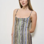 Abito donna lungo a righe multicolor DS25SG1S BR002HSM9KS MISSONI 