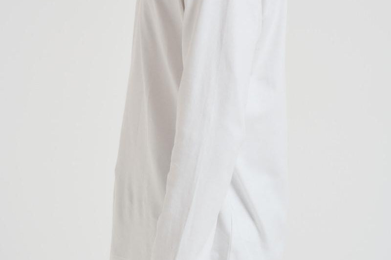 T-shirt uomo bianca manica lunga 710760121 002 RALPH LAUREN 