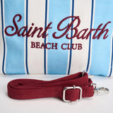 Borsa donna Colette a righe celeste e bianca COLETTE 00938L MC2 SAINT BARTH 
