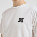 T-shirt uomo girocollo bianca 2100027 S0013V0001 STONE ISLAND 