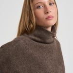 Maglia donna gilet tortora D540924 LACOON024CASTAGNA P.a.r.o.s.h. 