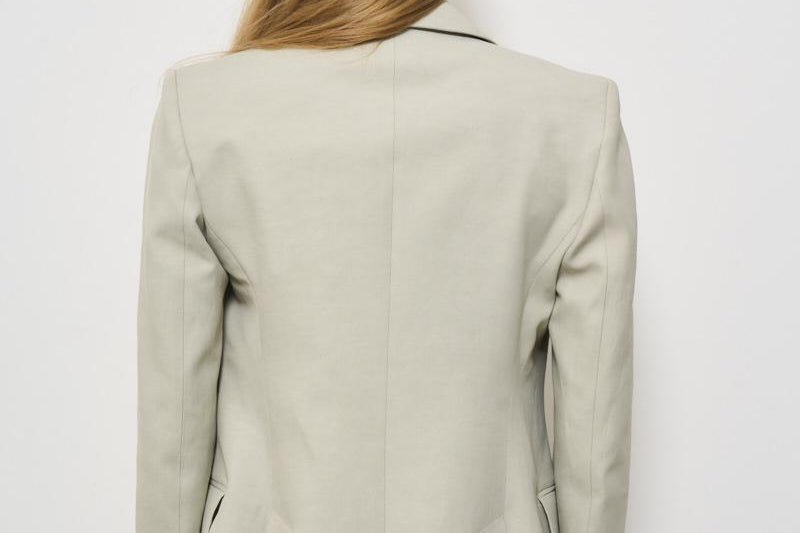 Blazer donna gesso Raisa monopetto D420267 RAISA25038 P.a.r.o.s.h. 