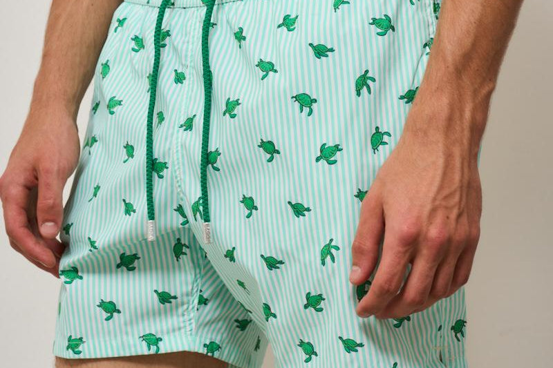 Costume uomo tartaruga verde TURTLESTRIPES S557 MC2 SAINT BARTH 