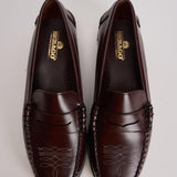 Mocassino uomo marrone con ricami chiari 751221W MARRONE SEBAGO 