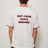 T-shirt uomo girocollo panna e bordeaux TS262 CO167OW DROLE DE MONSIEUR 